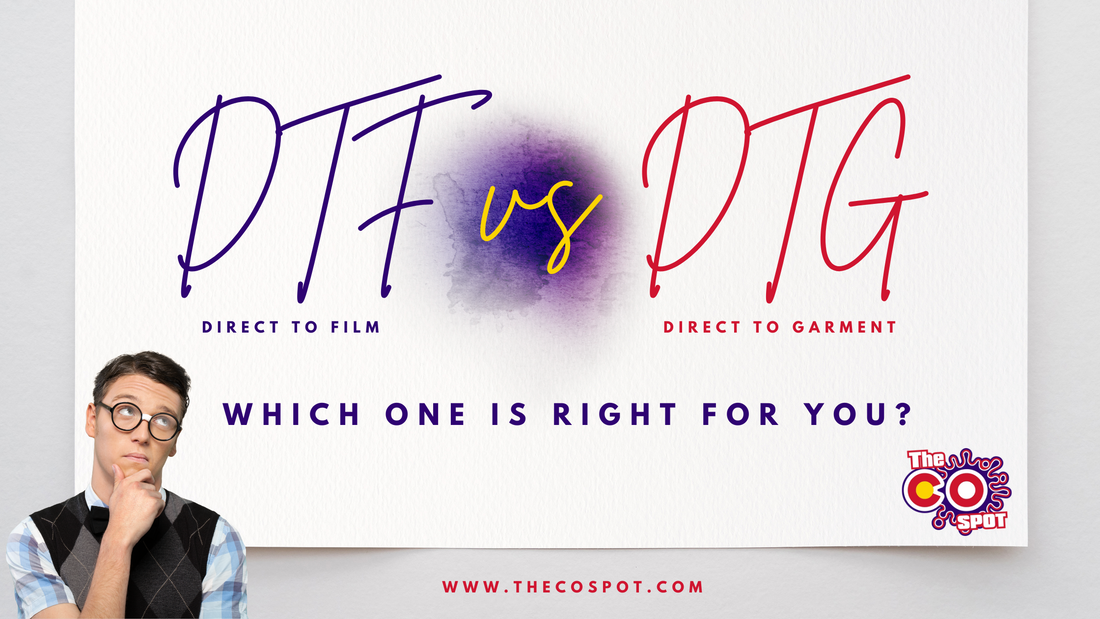 DTF Direct To Film vs DTG Direct to Garment Printing