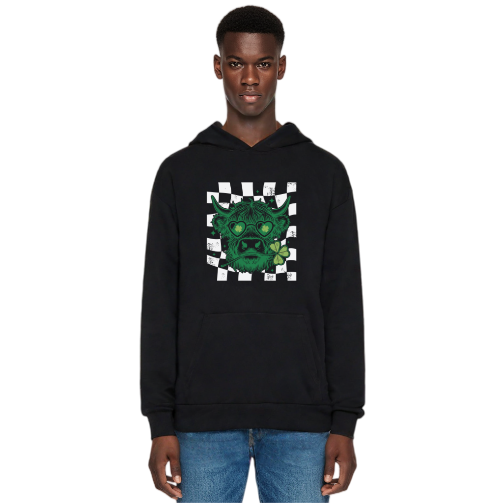 Lucky Highland Cow St. Patrick’s Day Hoodie | TheCOSpot