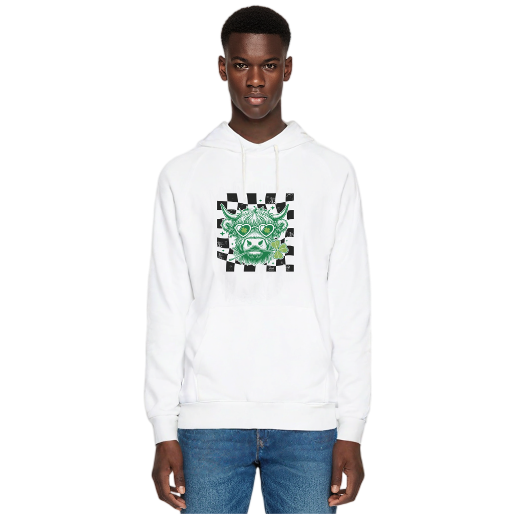 Lucky Highland Cow St. Patrick’s Day Hoodie | TheCOSpot
