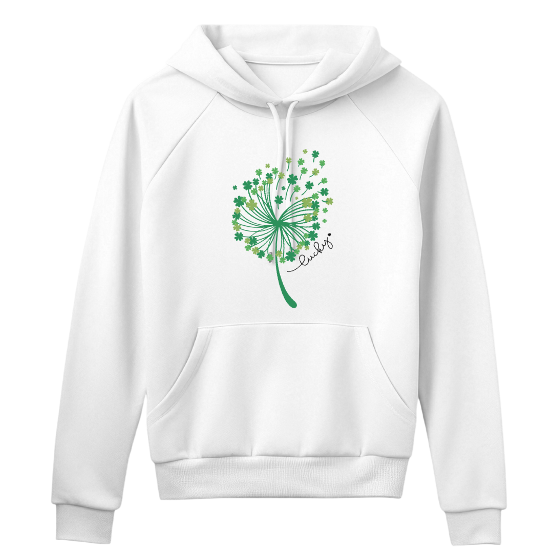 Lucky Clover Dandelion Hoodie – St. Patrick’s Day Edition | TheCOSpot