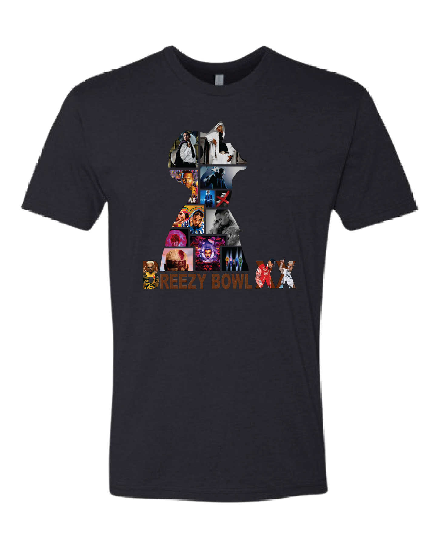 🎤 Breezy Bowl XX Silhouette Collage Tee