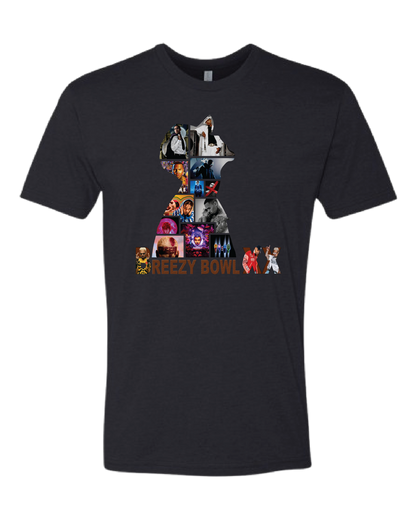 🎤 Breezy Bowl XX Silhouette Collage Tee