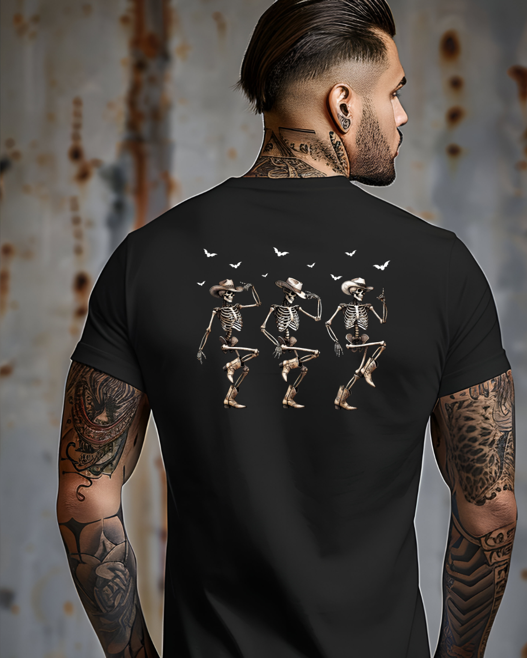 Dancing Cowboy Skeletons T-Shirt