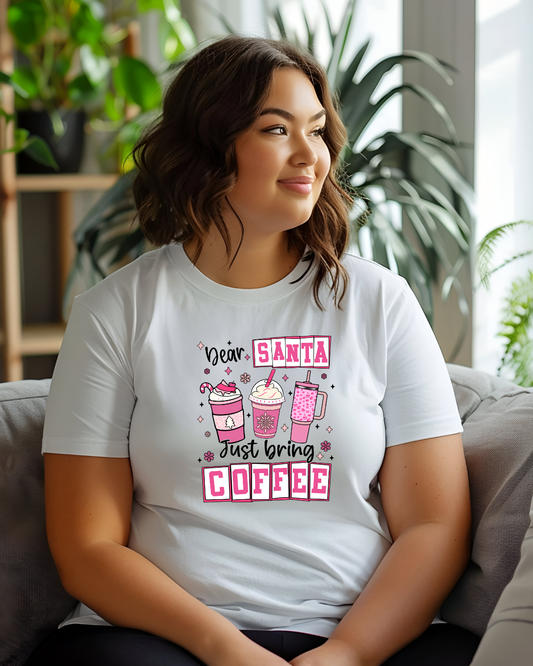 Dear Santa Just Bring Coffee T-Shirt