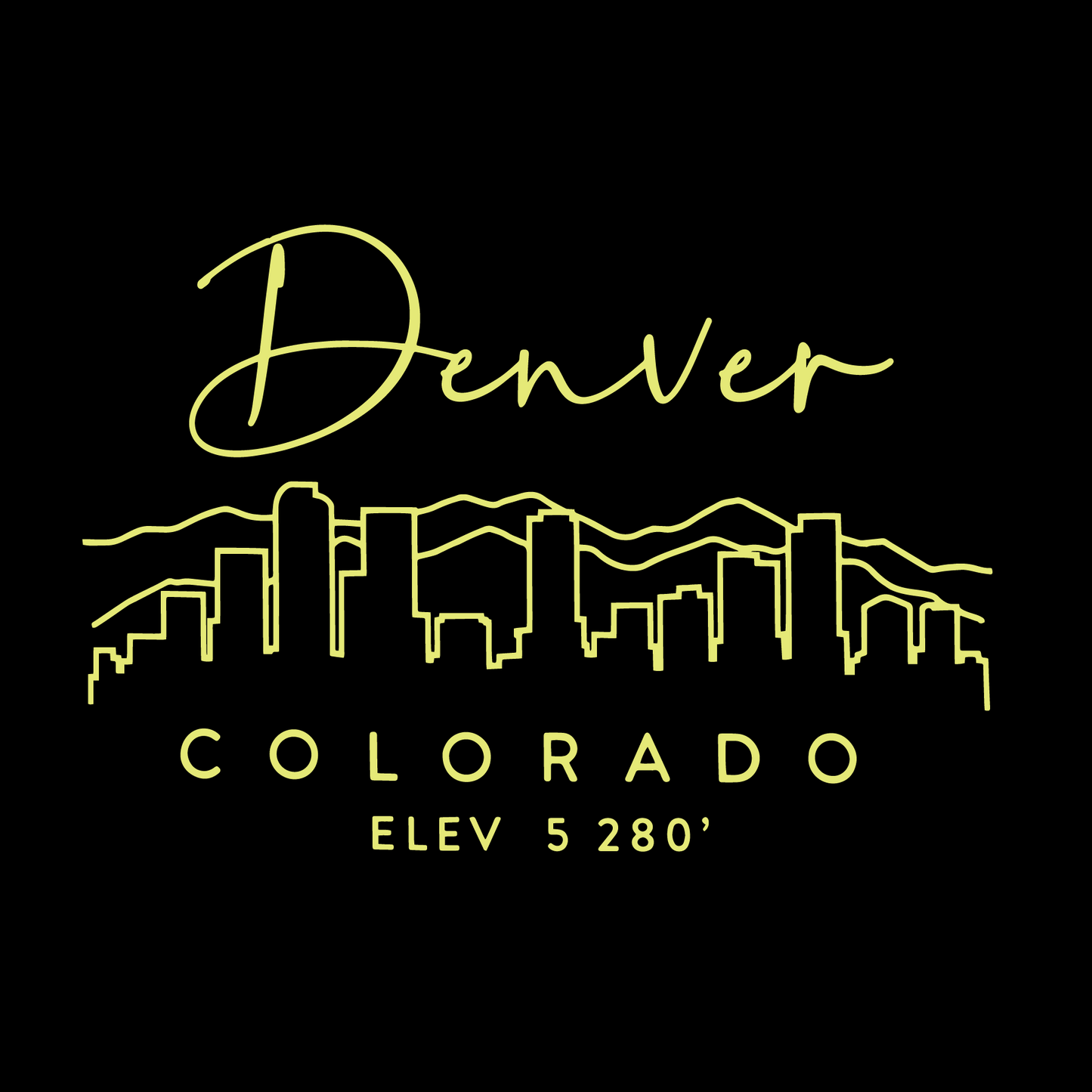 Denver Elevation (T-Shirt)