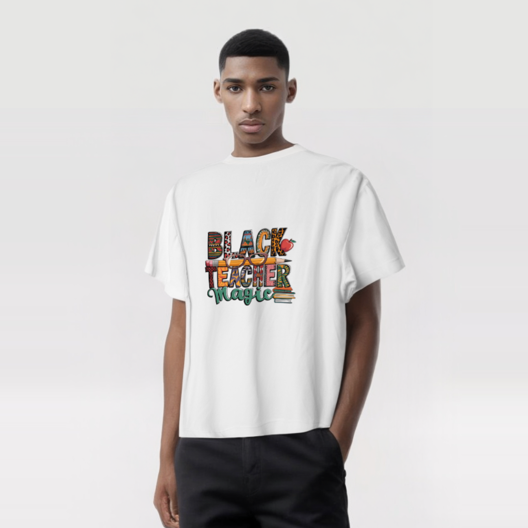 Black Teacher Magic T-Shirt – Celebrate the Power of Education