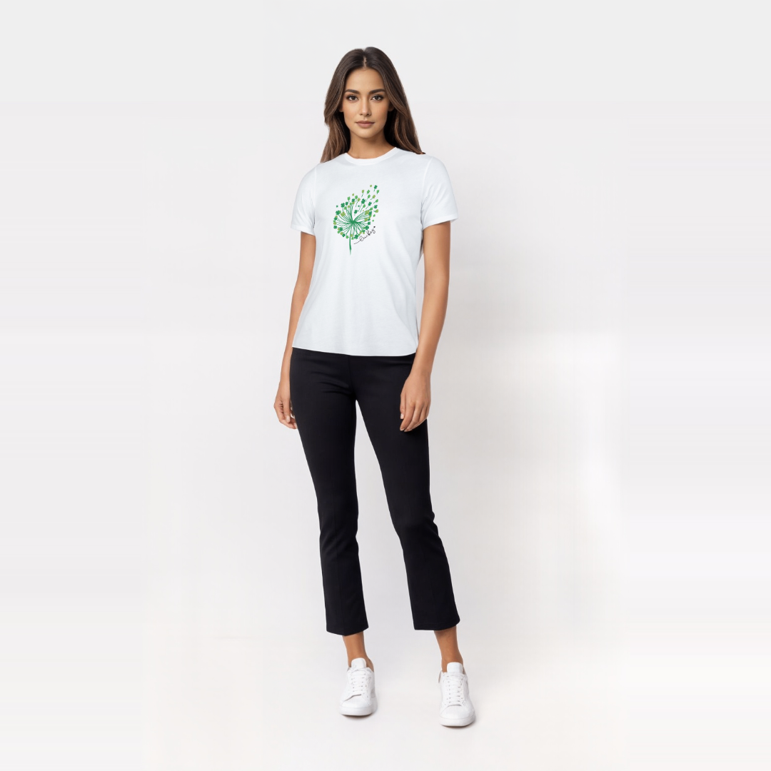 Lucky Clover Dandelion T-Shirt – St. Patrick’s Day Edition | TheCOSpot