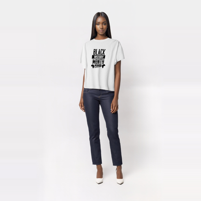 Black History Month. Period. T-Shirt – Bold, Powerful, Unapologetic.