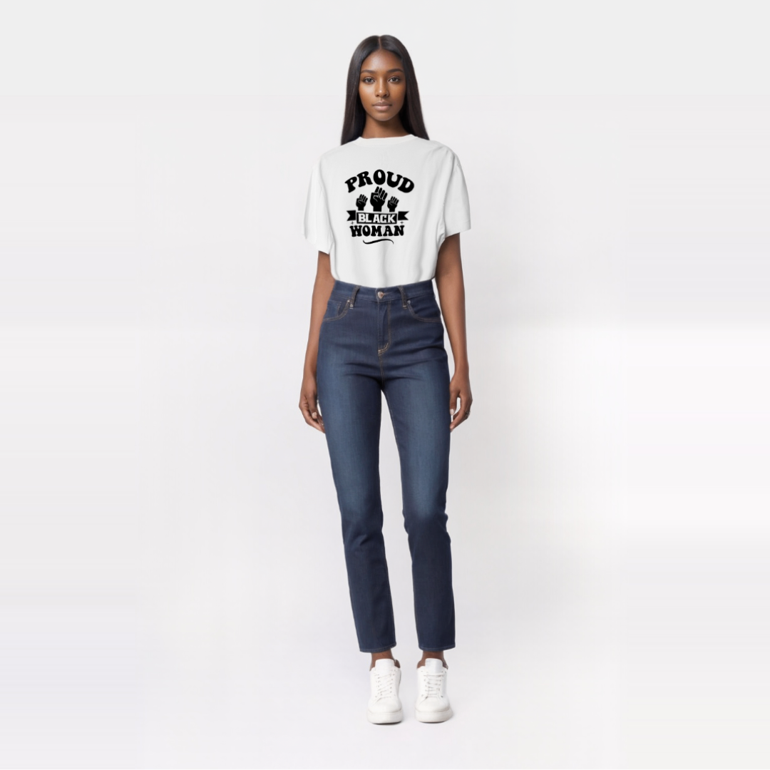 "Proud Black Woman" T-Shirt – Strength, Beauty &amp; Unapologetic Confidence