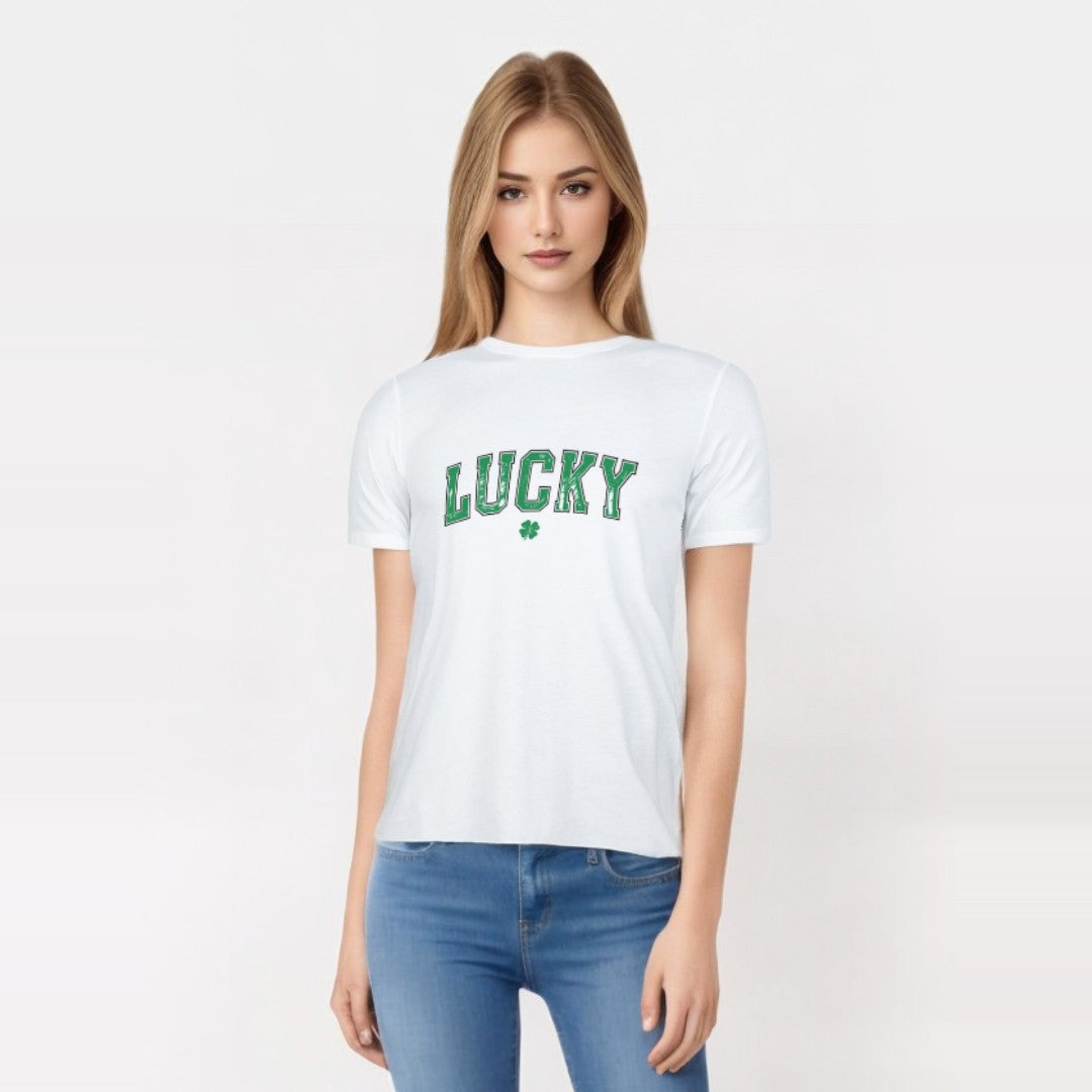 Lucky White T-Shirt – St. Patrick’s Day Edition | TheCOSpot