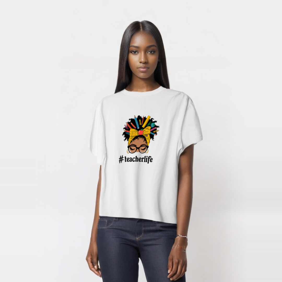 Black History Month "Teacher Life" T-Shirt – Educate, Empower, Inspire