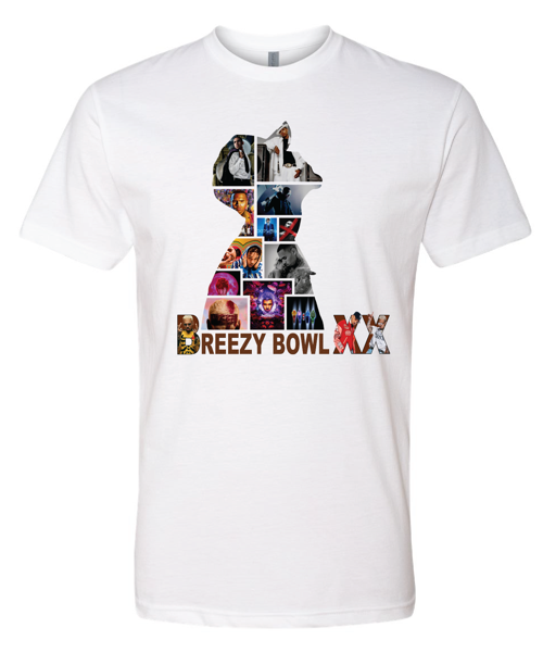 🎤 Breezy Bowl XX Silhouette Collage Tee
