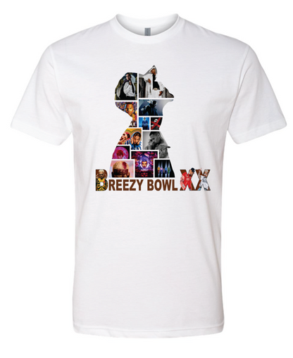 🎤 Breezy Bowl XX Silhouette Collage Tee